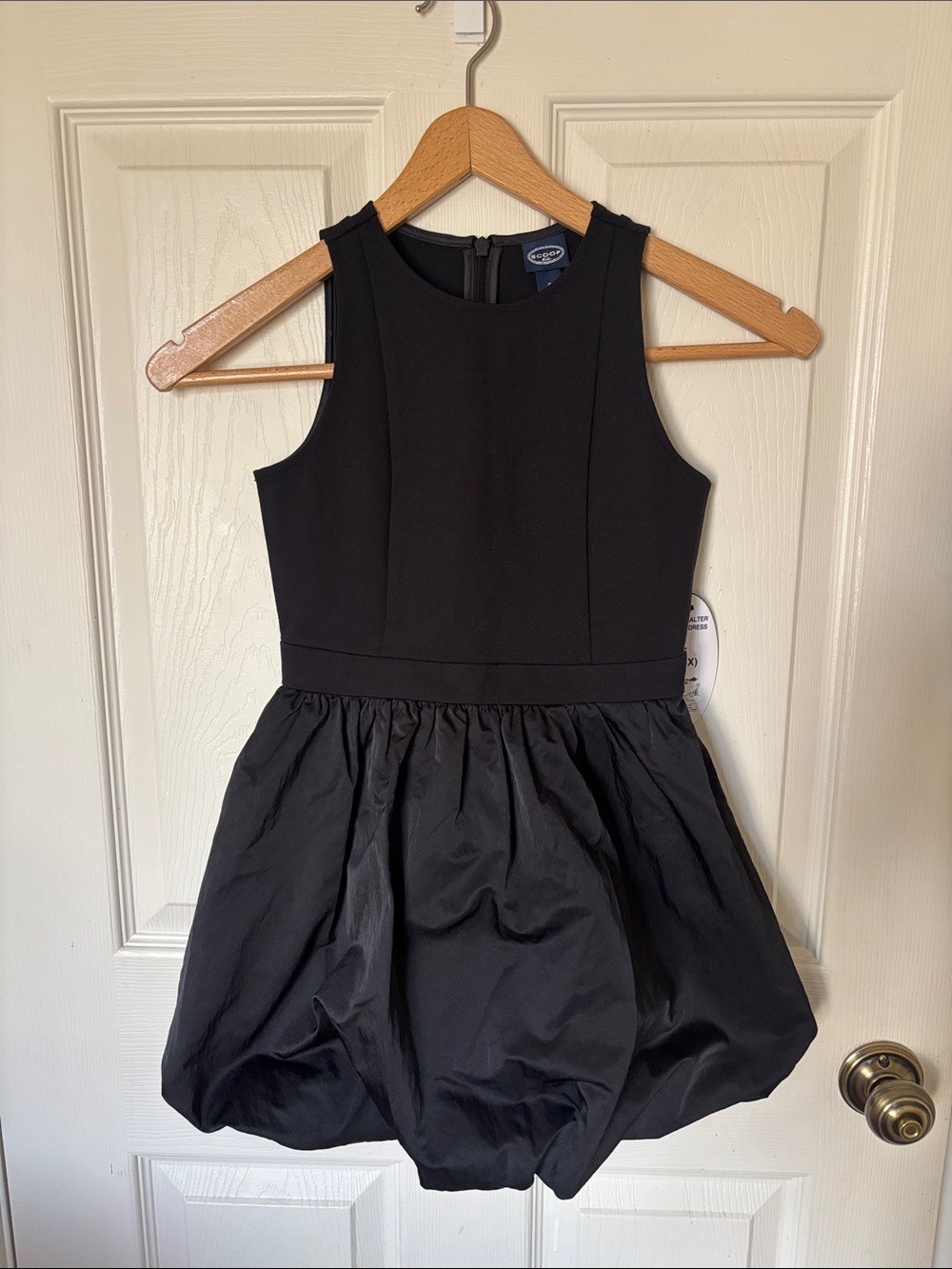 Kids Navy Bubble Hem Dress - Scoop Kids Size S 6-6X